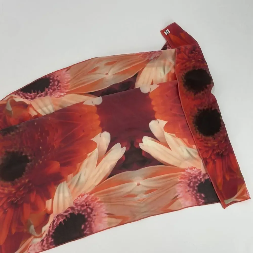 Nicole Isabel Whitney Print silk scarf